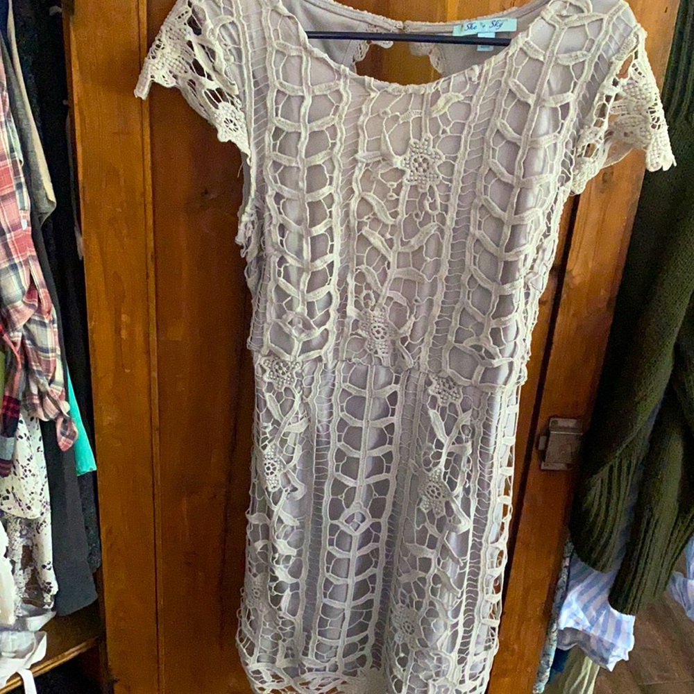 Lace Cocktail Dress.